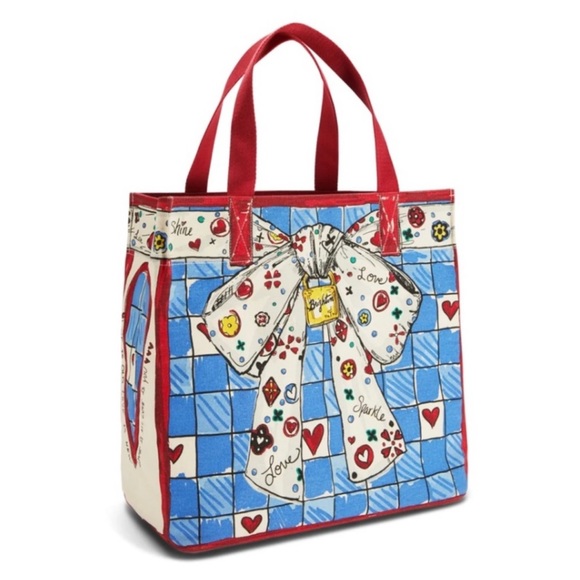 BRIGHTON Love Sparkle Canvas Tote - Picture 2 of 9